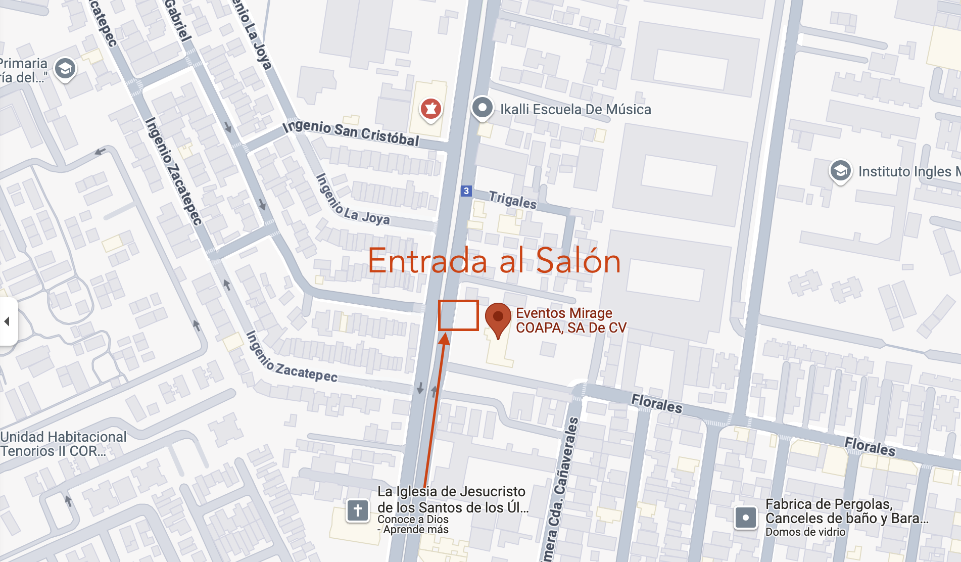 The venue's Google street view.